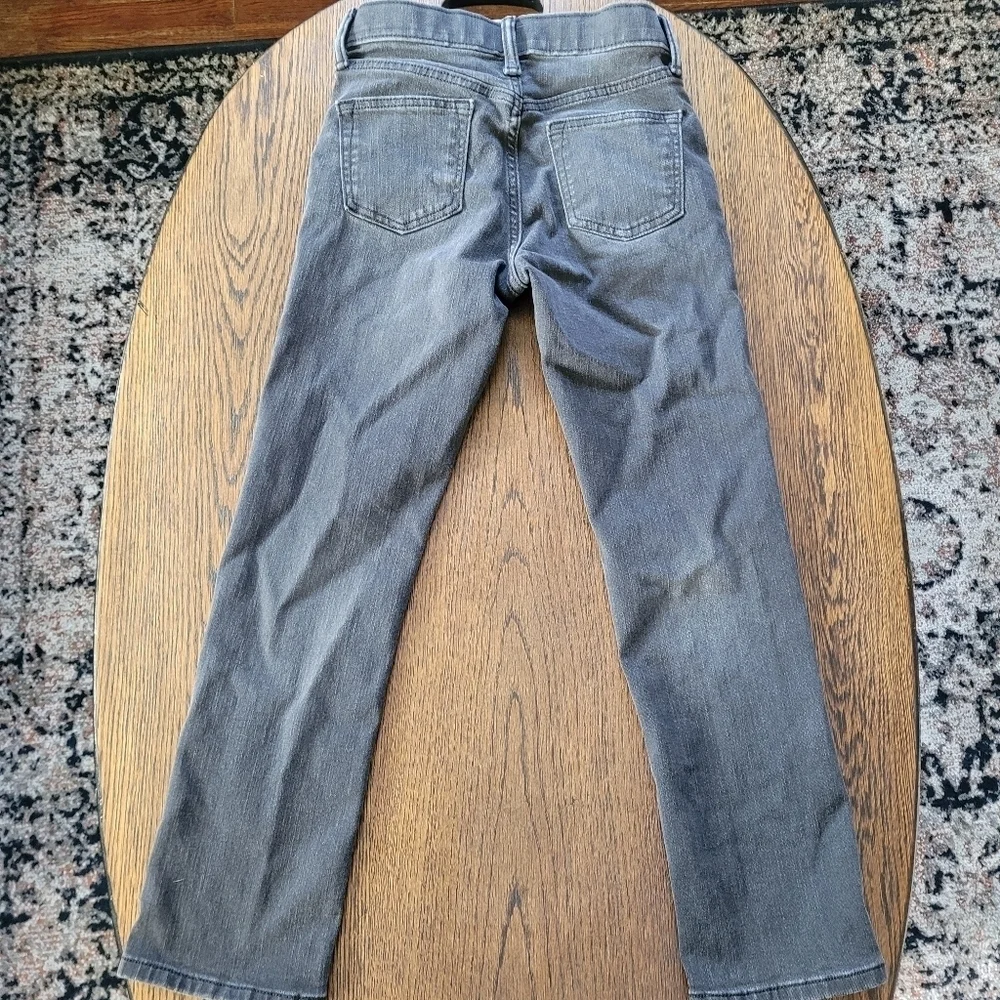 Old Navy Dark Gray Karate Slim Built in Flex Max Adjustable Jeans Size Boy's 10